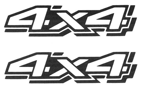 4x4 offroad aufkleber - 4x4,