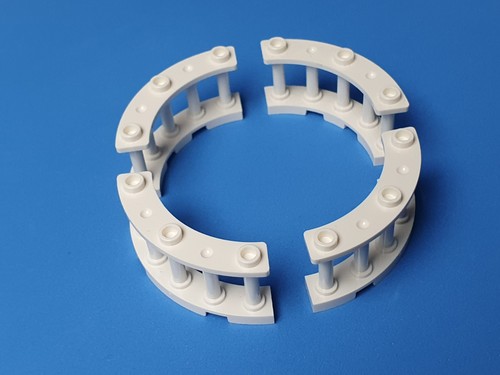 Lego zaun viertelkreis rund - zaun,