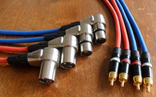 4x4 meter xlr cinch - 4x4,0, cinch-kabel