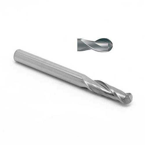 ø4x4x12mm kugelkopf vhm - kugelkopf,