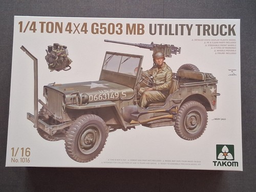 Jeep militär 1 - 1/16, 1/4