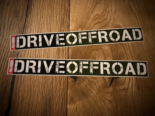 Offroad aufkleber 4x4 - 2x,